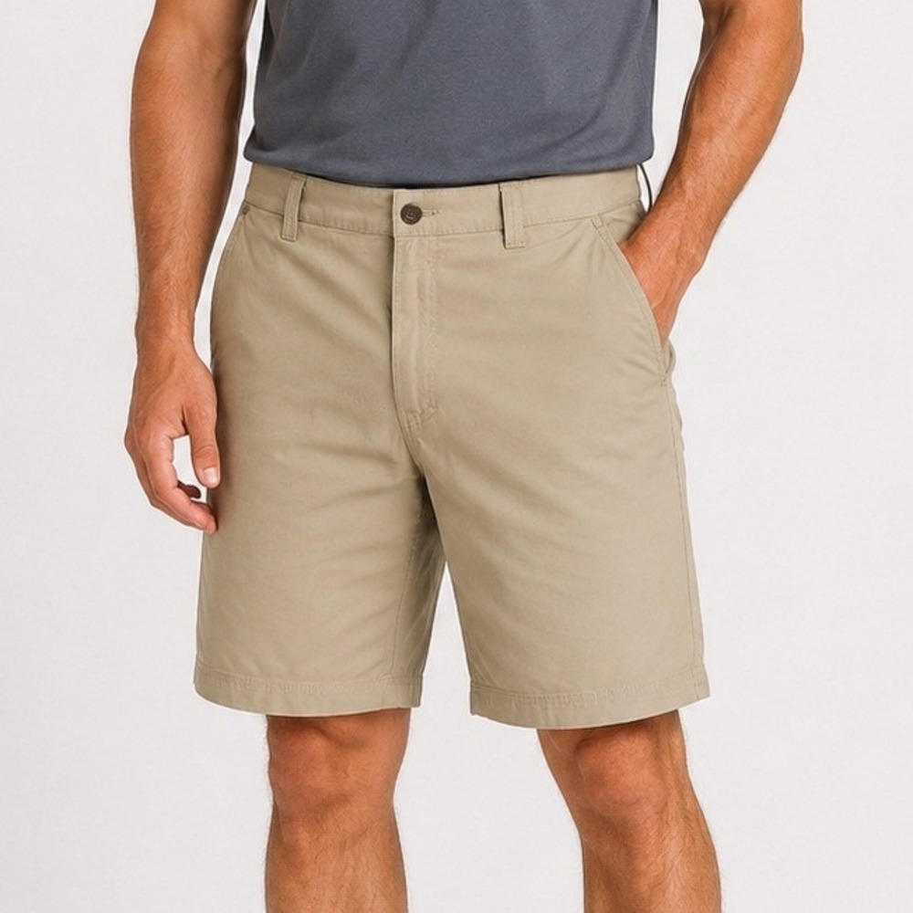 Columbia Mens Regular Fit Khaki Shorts Tan Size 42 AM0184 Hiking Outdoor